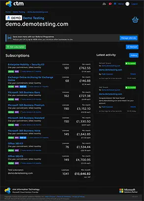 ctm Portal Example