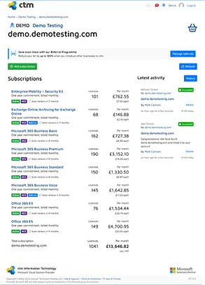 ctm Portal Example
